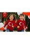 Unisex Children's Long Sleeve Red Moon-Star T-Shirt 100% Cotton October 29Th Celebration - 2