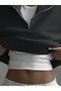 سويت شيرت كبير الحجم بنصف سحاب للجنسين - 3