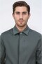 Comfort Fit Bi-Stretch Light Textured Green Unlined Shirt Jacket - 6