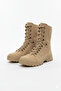 Strike Lace-Up Casual Men's Military Boots Sand