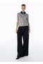 High Waist Wool Pants Black - 2