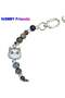 New Big-Eye Cute Pets 2.0 Hanging Bracelet and Phone Strap Silver Shaded - 5