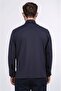 Comfort Fit Bi-Stretch Light Textured Navy Blue Unlined Shirt Jacket - 4