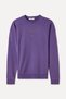 Women's Purple Embroidered Crew Neck Sweatshirt
