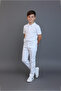 Boy's White Linen Pants with Adjustable Waist Inside, October 29, April 23, November 10 Performance Outfit - 2