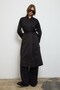 Moon Trench Coat Black