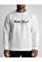 Crew Neck Oversize Men's Sweatshirt Work Hard Print