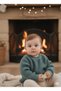 6-24 Months Girl Boy Raglan Sleeve Crew Neck Thessaloniki Knit Seamless Knitwear Baby Sweater - 8