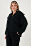 Cotton Oversize Fit Half Zipper Collar Long Sleeve Knitwear Suit Set 68351218 - 5