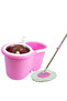 Spin Mop and Bucket with Wringer Set for Floor Cleaning - 2 pcs Microfiber Washable Mop Head, Wet an - 6