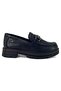 3195 Genuine Leather Casual Women's Shoes-Black - 2