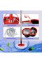 Faboer Spin Mop and Bucket Set | 360° Spin Wringer, Stainless Steel Handle, 2 Microfibre Heads - 5
