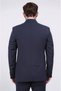 Slim Fit Pointed Collar Double-Breasted Navy Blue Suit - 4