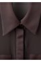 Translucent Patched Shirt - 7
