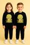 Single-Item Children's Crew Neck Turtle Printed, Sweat Fabric 3 4 5 6 7 8 9 10 11 12 Years Old