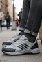 Sneaker Sports Shoes Ice Black Line Casual Comfortable Quality Lace-Up Orthopedic Suitable for Winter - 2