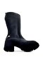 2330 Genuine Leather Daily Women's Boots-Black - 4