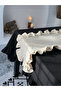 Natural Linen Heryeri Frilly Rectangular Runner 40X120Cm - 3