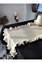 Natural Linen Heryeri Frilly Rectangular Runner 50X150Cm - 2