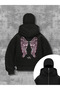 Snow Masked Ninja Unisex Sweatshirt Cardigan 2Strands Thick Fleece