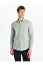 Regular Fit Long Sleeve Poplin Men's Shirt