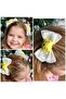 Cute Winnie Plush Teddy Bear with White Bow and Pen, 2-Piece Buckle Set