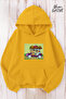 Flintstone Family Printed Hooded Sweatshirt