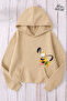 Dog Printed Hooded Sweatshirt