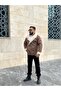 معطف طويل كبير الحجم من جلد النوبوك - 2