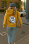 Disco Club Printed Hooded Sweatshirt