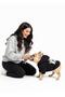 Black Tunes Hoodie Print Cat Dog Outfit Sweatshirt - 3