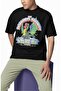 Unisex the Rolling Stones Dinosaur Printed T-Shirt, Oversized Rock Band Themed Crew Neck T-Shirt - 3