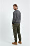 Dark Smoked Men's Crew Neck Sweatshirt 3 Thread (Soft Fabric) - 7
