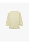 Cotton Long Sleeve Crew Neck Oversize Basic Sweatshirt - 2