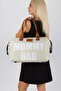 Mother Baby Care Backpack with Strap Attachment and Mommy Bag Shoulder Bag Set of 2 with Keychain Gift - 5