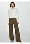 Mango Wideleg Woven Trousers - 6