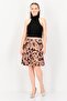 Women Paisley Pattern Mini Skirt, Multicolor - 3