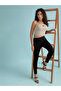 Black Skinny Fit Solid Jeggings - 4