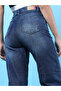 Women Wide Leg Contrast Panel Jeans - 6