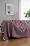 Cotton Textured Sofa Throw 170X220 cm – Fringed Tv Blanket & Decorative Sofa Cover