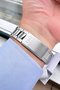 Original Quartz Men Wristwatch Silver Color Steel Band 3 Atm Water Resistant -Gift Bracelet Qqe2001C4 - 6