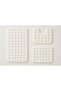3-Piece Bubble Plush Modern Washable Non-Slip Base Decorative Bathroom Mat 60X100 40X60 50X60 - 2