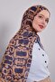 Morcivert Leopard Pattern Vivian Shawl