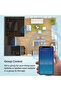 Smart WI-FI Wall Light Switch with App Control, Voice Control - Touch Glass Panel (2 Gang, White) - 3