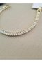 Wisdom Jewelry Premium Baguette Zircon Stone Waterway Steel Bracelet Modern Design - 6