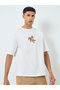 Men White Ranchy Rodeo Graphic Oversized T-Shirt - 3