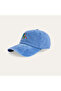 Women's Blue Embroidered Cap Hat - 4