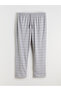 Özmarka New Season Standard Fit Plaid Men's Pajama Bottoms - 5