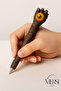 Fantastic Sorcerer Wand Ballpoint Pen |   Decorative Pen with Dragon Eyes & Crystal Stones 16cm - 4