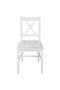 Dining Chairs 4 pcs White Pinewood - 2